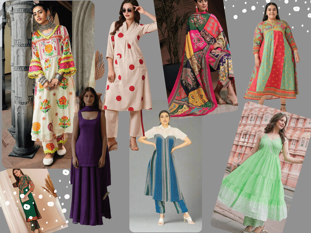 Colourful, Sombre, Funky, Atypical Suits and Kurtas