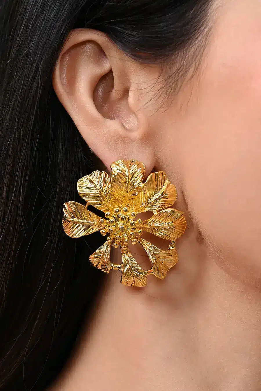 Floral Studs Earrings by House of Sal